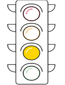 © NMS Jenbach 1 Corona Ampel "GELB"