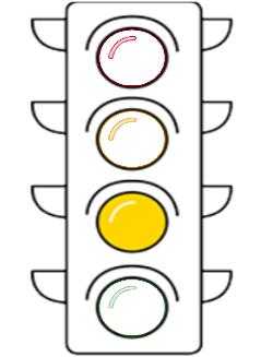 Corona Ampel "GELB"